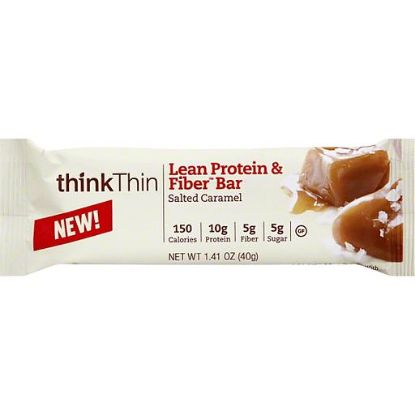 Picture of Thinkthin Protein & Fiber Bar Salted Caramel 1.41 Oz