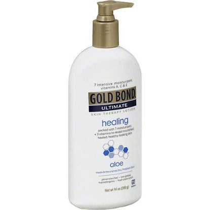 Picture of Gold Blend Ultimate Skin Therapy Lotion Fresh Clean Scent Healing Aloe 14 Oz
