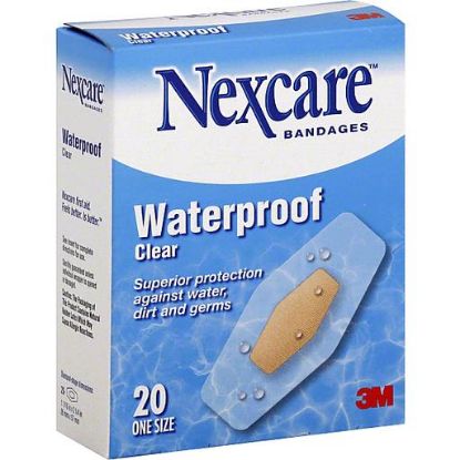 Picture of Nexcare Waterproof Clear Bandages 20 Ct