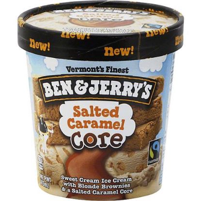 Picture of Ben & Jerry/'s Salted Caramel Core Pint 16 Oz