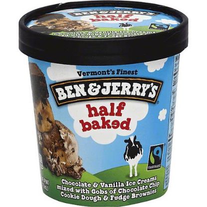 Picture of Ben & Jerry/'s Ice Cream Half Baked 16 Oz