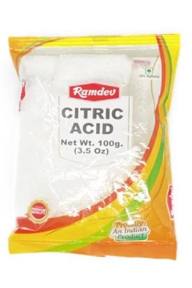 Picture of Ramdev Citric Acid 100 Grams