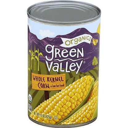 Picture of Green Valley Organics Corn Whole Kernel 15 Oz