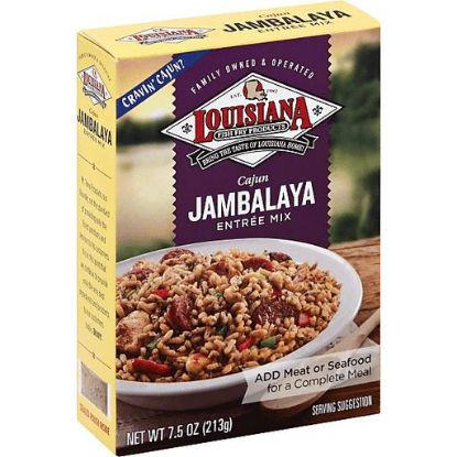 Picture of Louisiana Fish Fry Products Cajun Jambalaya Entree Mix 7.5 Oz