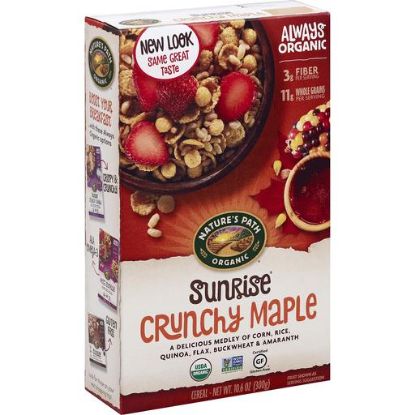 Picture of Natures Path Organic Cereal Sunrise Crunchy Maple 10.6 Oz