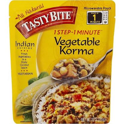 Picture of Tasty Bite Vegetable Korma Medium Indian 10 Oz