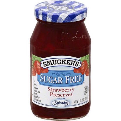 Picture of Smuckers Preserves Sugar Free Strawberry 12.75 Oz