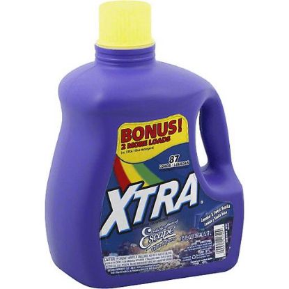Picture of Xtra With Escape Fabric Softener Laundry Detergent Lavender & Sweet Vanilla 175 Oz