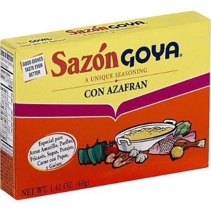 Picture of Sazon Goya Seasoning With Azafran 1.41 Oz