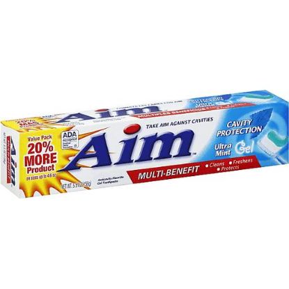Picture of Aim Toothpaste Anticavity Fluoride Ultra Mint Gel Value Pack 5.5 Oz