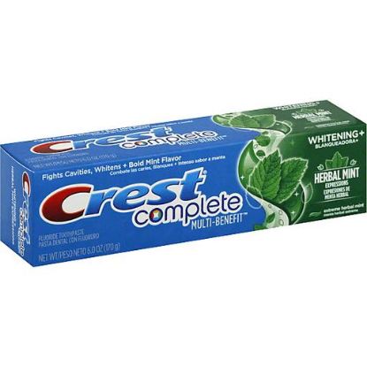 Picture of Crest Complete Multi-benefit Toothpaste Fluoride Whitening + Herbal Mint Expressions Extreme Herbal Mint 6 Oz
