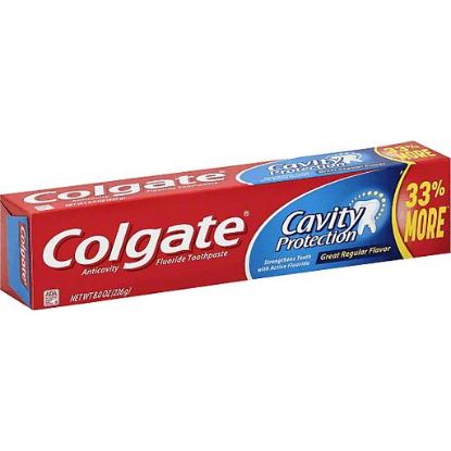 Picture of Colgate Cavity Protection Fluoride Toothpaste Regular Flavor 6 Oz