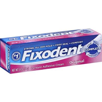 Picture of Fixodent Complete Original Denture Adhesive Cream 1.4 Oz