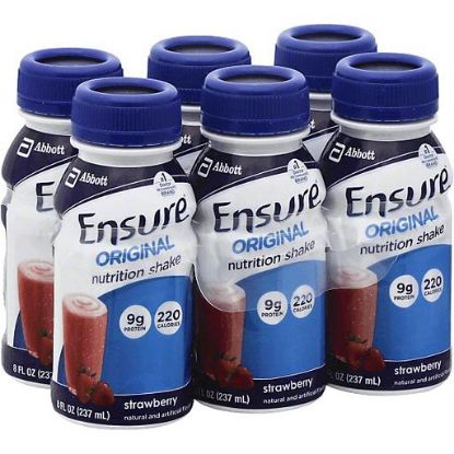 Picture of Ensure Original Nutrition Shake Strawberry (237ml) 8 Oz