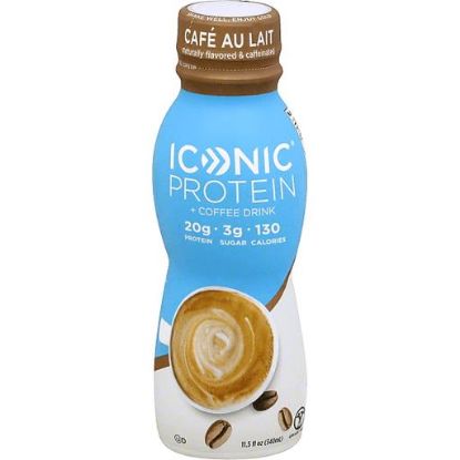 Picture of Iconic Protein + Coffee Drink Cafe Au Lait 11.5 Oz