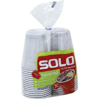 Picture of Solo Squared Plastic Cups 18 Ounce 30 Count