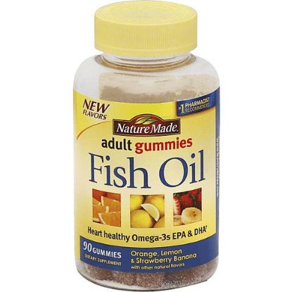 Picture of Nature Made Fish Oil Strawberry Lemon & Orange Gummies 90 Ct