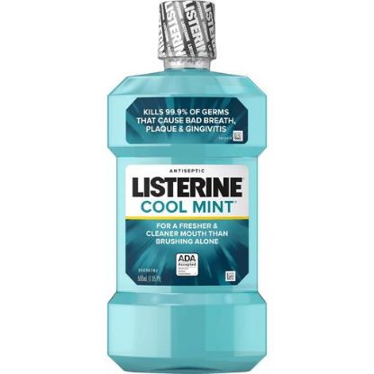 Picture of Listerine Mouthwash Liquid Cool Mint 16.9 Oz
