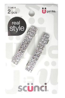 Picture of Scunci Barrettes Glitters 2 Pc