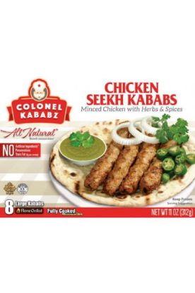 Picture of Colonel Kababz Chicken Seekh Kababs 11 Oz