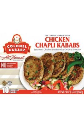 Picture of Colonel Kababz Chicken Chapli Kababs 20 Oz