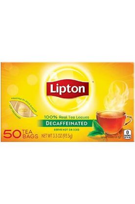 Picture of Lipton Decaffeinated Black Tea Decafe 50 Bags