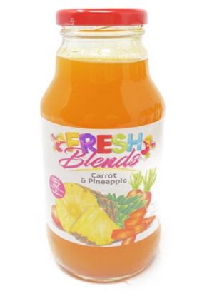 Picture of Fresh Blends Carrot & Pineapple Juice 11.15 Oz