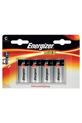 Picture of Energizer Max + Power Seal Batteries C4 4 Pc