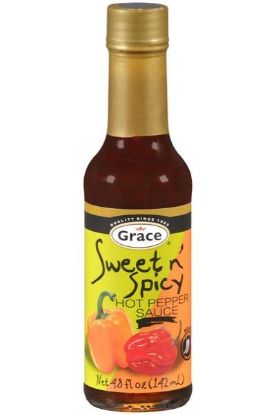 Picture of Grace Sweet N Spice Hot Pepper Sauce 4.8 Oz