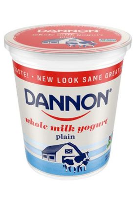 Picture of Dannon Whole Milk Yogurt Plain  32 Oz