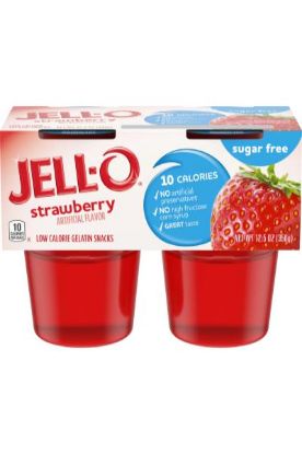 Picture of Jell - O Sugar Free Strawberry- 4 Ct 12.5 Oz