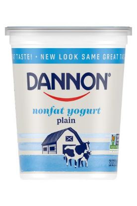 Picture of Dannon Plain Nonfat Yogurt  32 Oz