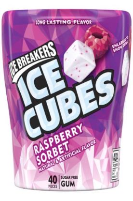 Picture of Ice Breakers Ice Cubes Raspberry Sorbet 3.24 Oz