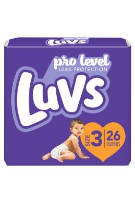 Picture of Luvs Triple Leak Guard Size 3 26 Pcs