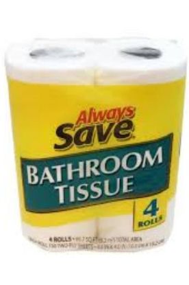 Picture of Always Save Bath Tissue 4 Roll
