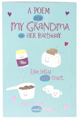Picture of American Greetings A Poem For Grandma Birthday Card 1 Pc
