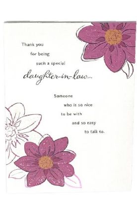 Picture of American Greetings Daughter-In-Law Birthday Card 1 Pc