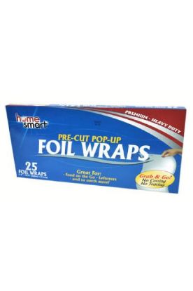 Picture of Home Smart Pre Cut Pop Up Foil Wraps 25 Ct