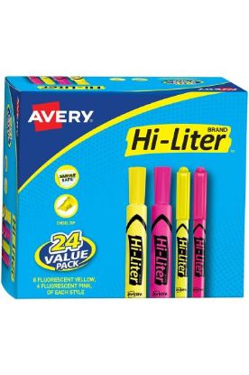 Picture of Avery Assorted Hi-Liter 4 Ct
