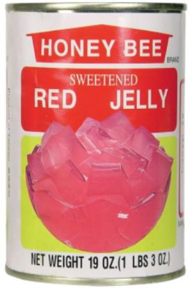 Picture of Honey Bee Red Grass Jelly 19 Oz