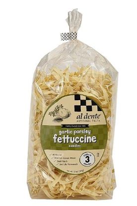 Picture of Al Dente Garlic Parsley Fettuccine Noodles 12 Oz