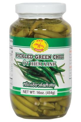 Picture of Dragonfly Whole Green Chilli 16 Oz