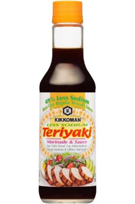 Picture of Kikkoman Less Sodium Teriyaki 10 Oz