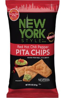 Picture of New York Style Red Hot Chili Pepper Pita Chips 8 Oz