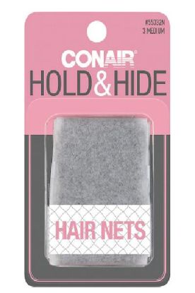 Picture of Conair Hold & Hide Hair Nets (3 Medium) 3 Pc