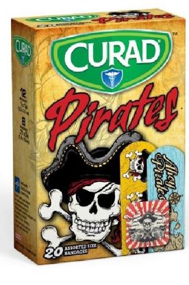 Picture of Curad Pirates Bandages 20 Ct