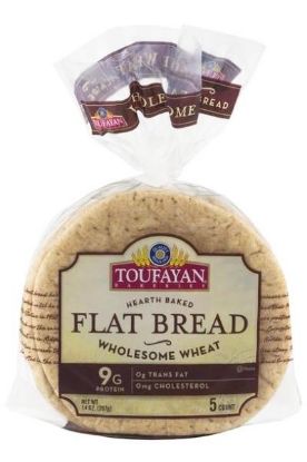 Picture of Toufayan Flat Bread Wholesome Wheat 14 Oz