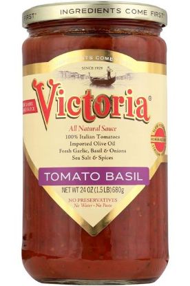 Picture of Victoria Tomato Basil Sauce 24 Oz