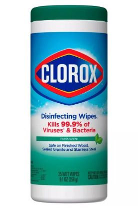 Picture of Clorox Disinfecting Wipes 35ct 9.1 Oz