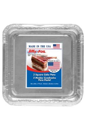 Picture of Jiffy Square Cake Pans & Lids 2 Pc